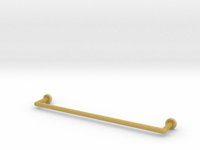 Towel Rail large, 1:12 in Tan Fine Detail Plastic