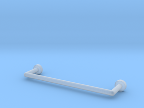 Towel rail small 1:12 in Clear Ultra Fine Detail Plastic
