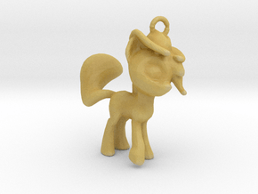My Little Pony Pendant in Tan Fine Detail Plastic