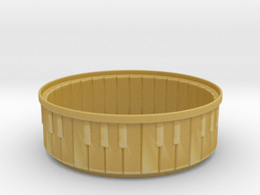 Piano Bracelet in Tan Fine Detail Plastic