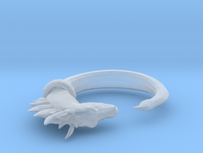 Horse Ring in Clear Ultra Fine Detail Plastic