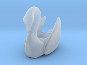 Swan Ashtray in Clear Ultra Fine Detail Plastic
