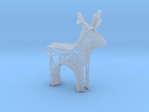 Reindeer toy stl in Clear Ultra Fine Detail Plastic