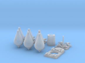 1/32 Carbonit 20kg Kit (6 off) in Clear Ultra Fine Detail Plastic