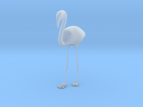 Flamingo in Clear Ultra Fine Detail Plastic