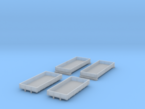 BR Engineering Wagons in Clear Ultra Fine Detail Plastic