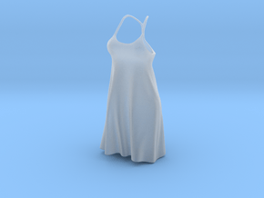 Strappy Little Dress in Clear Ultra Fine Detail Plastic