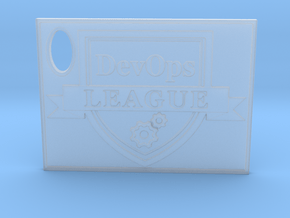 DevOps Thought Leadership Crest Certificate in Clear Ultra Fine Detail Plastic