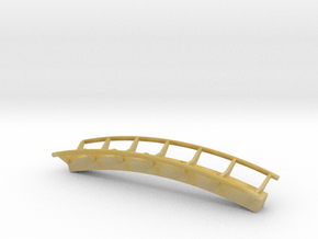 Curved rail inverted size 2 in Tan Fine Detail Plastic