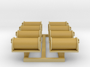 Causeway loading cable guides  in Tan Fine Detail Plastic