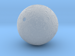 Moon Hollowed-~ 60mm diameter / 1mm wall thickness in Clear Ultra Fine Detail Plastic