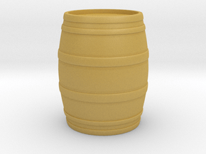 Tabletop: Basic Barrel in Tan Fine Detail Plastic