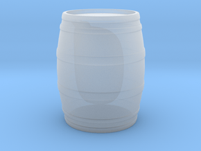Tabletop: Basic Barrel in Clear Ultra Fine Detail Plastic