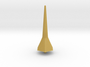 Hexa Tower Spike Scale Part in Tan Fine Detail Plastic
