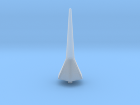 Hexa Tower Spike Scale Part in Clear Ultra Fine Detail Plastic