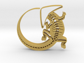 Osteomics [logo pendant] in Tan Fine Detail Plastic
