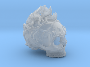 Skull01 Ornamental01 in Clear Ultra Fine Detail Plastic