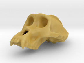Gorila ♂ cranium in Tan Fine Detail Plastic