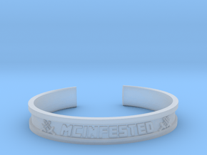 McBracelet (2.4 Inches) in Clear Ultra Fine Detail Plastic