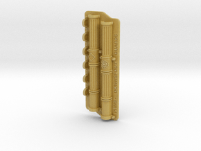 1:35 Scale Downspout Guards and pipe brackets. in Tan Fine Detail Plastic