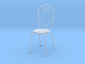 Vintage Cafe chair in Clear Ultra Fine Detail Plastic