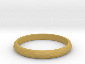  wave ring(size = USA 5.5) in Tan Fine Detail Plastic