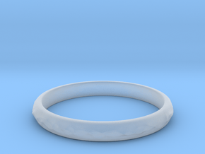  wave ring(size = USA 5.5) in Clear Ultra Fine Detail Plastic