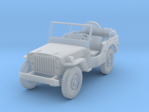 Jeep Willy's 1:87 HOscale in Clear Ultra Fine Detail Plastic