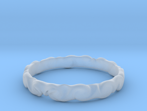 Cloud ring(size = USA 5.5)  in Clear Ultra Fine Detail Plastic