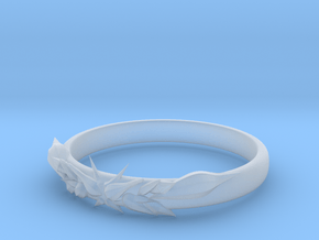 Ice ring(size = USA 5.5)  in Clear Ultra Fine Detail Plastic