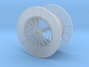 15ft Dia Hose Reel - HO Scale in Clear Ultra Fine Detail Plastic