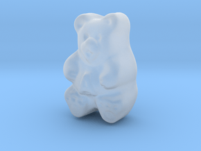 Gummy Bear Actual Size in Clear Ultra Fine Detail Plastic