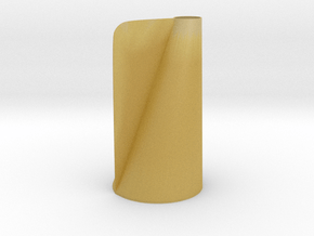 Winged Conical Vase in Tan Fine Detail Plastic
