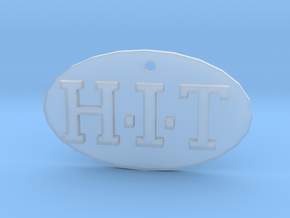 H.I.T key chain  (High Intensity Program) in Clear Ultra Fine Detail Plastic