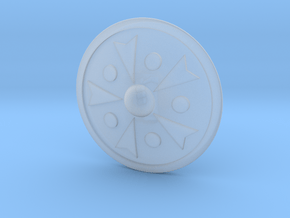 Miniature Shield 3 in Clear Ultra Fine Detail Plastic