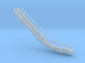 Rail up 1 in Clear Ultra Fine Detail Plastic