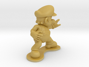 Mario Figurine in Tan Fine Detail Plastic