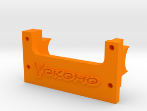 Yokomo YZ10 870C Bulkhead Center Cap w Yokomo Logo in Orange Smooth Versatile Plastic