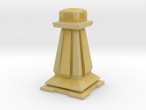 Pawn - Mini Chess Piece in Tan Fine Detail Plastic
