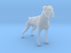 Brindle Boxer in Clear Ultra Fine Detail Plastic