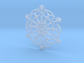 Snowflake Crystal in Clear Ultra Fine Detail Plastic