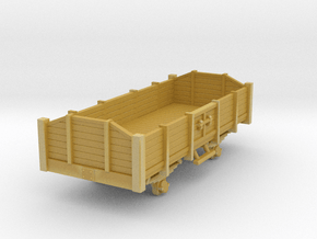 Carro aperto - open wagon H0m in Tan Fine Detail Plastic