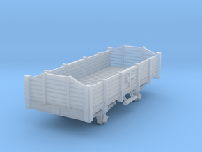 Carro aperto - open wagon H0m in Clear Ultra Fine Detail Plastic