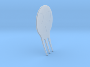 Spoo-Rk in Clear Ultra Fine Detail Plastic