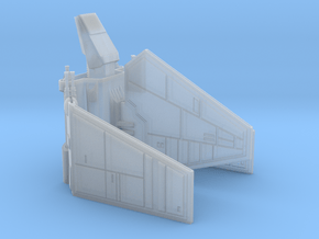 Imperial Shuttle Small in Clear Ultra Fine Detail Plastic
