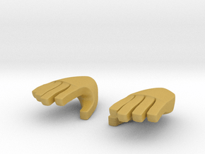 Hand type 2 in Tan Fine Detail Plastic