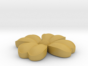Flower coulomb in Tan Fine Detail Plastic