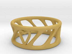 Cool Ring Two in Tan Fine Detail Plastic