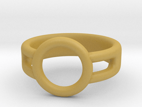 Ring Holder in Tan Fine Detail Plastic