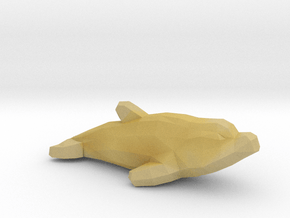 Dolphin in Tan Fine Detail Plastic